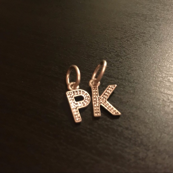 Pandora Jewelry Pandora Pk Dangling Letter Charms Poshmark